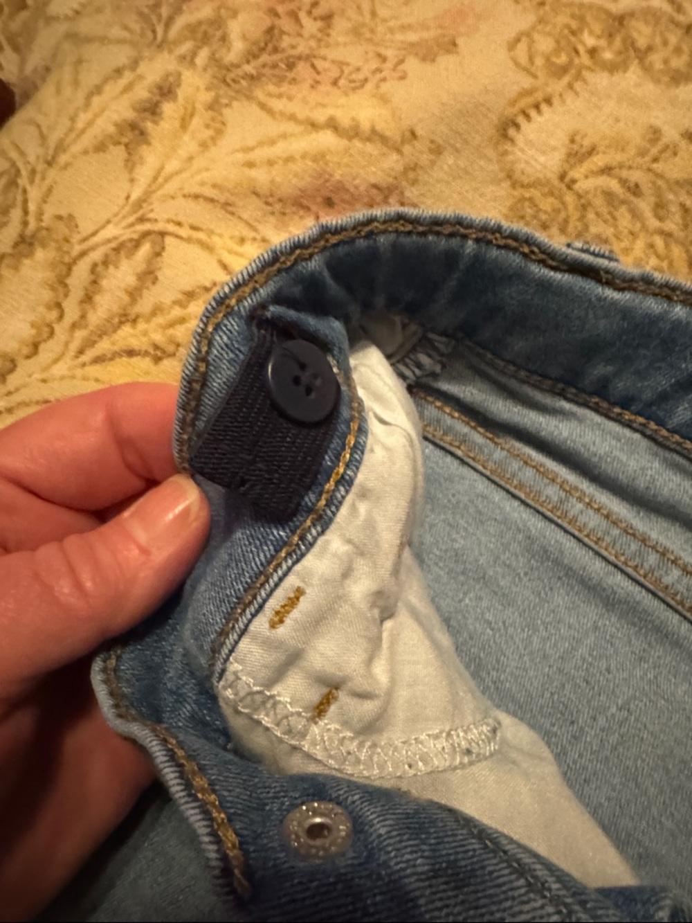 art class Light Blue Distressed Denim Shorts - Picture 4 of 4